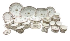 Wedgwood dinner service decorated in the 'Bianca' pattern