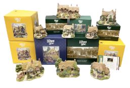 Eight Lilliput Lane models