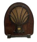 Philips 830A Super Inductance Art Deco arched top radio