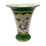 19th century Davenport vase of trumpet form