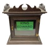 King Edward cigars countertop display advertising cabinet