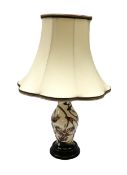 Moorcroft table lamp