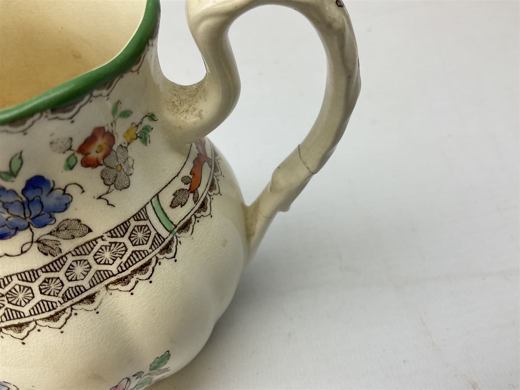 Copeland Spode part tea service decorated in the Chinese Rose pattern - Image 2 of 7