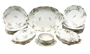 French Haviland Limoges part dinner service