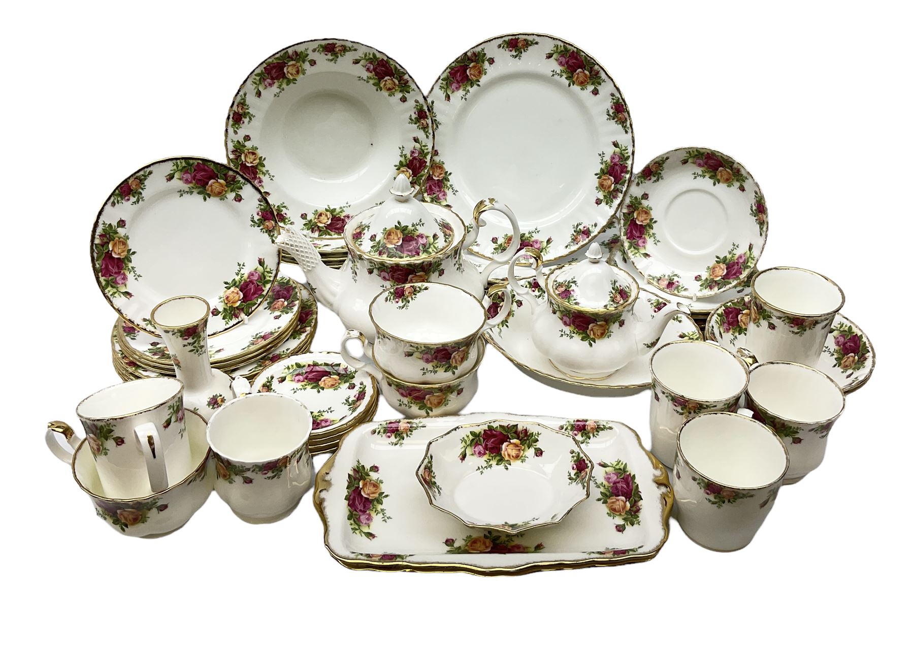 Royal Albert Old Country Roses tea and dinner wares