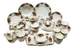 Royal Albert Old Country Roses tea and dinner wares