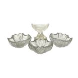 Early 19th Century cut glass table salt cellars