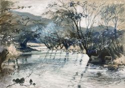 John Cooke (British 1929-2017): 'The River Dee'