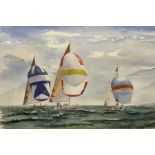 S Warner (Late 20th century): Yachts Racing