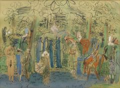 After Raoul Dufy (French 1877-1953): 'Race Meeting'