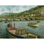 Richard Pederson (20th century): Looe Harbour Bridge Cornwall