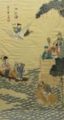 Chinese School (19th/20th century): Mythological Scene of the Eight Immortals