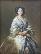 After Franz Xaver Winterhalter (German 1805-1873): Portrait of Empress Maria Alexandrovna