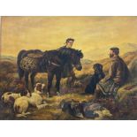 Attrib. William Hamilton Snape (British 1862-1904): Scottish Hunters with the Day's Bag