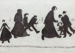 After Lawrence Stephen Lowry (British 1887-1976): 'On a Promenade'