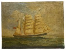 C W Williamson (British 19th century): 'The 201 Ton Grover out of Liverpool on the Valparaiso Run -C