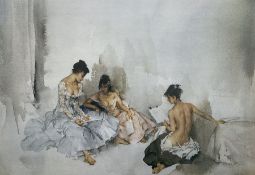 After Sir William Russell Flint (Scottish 1880-1969): 'Act II Scene I'