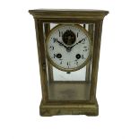 A 20th century French four-glass clock c1920