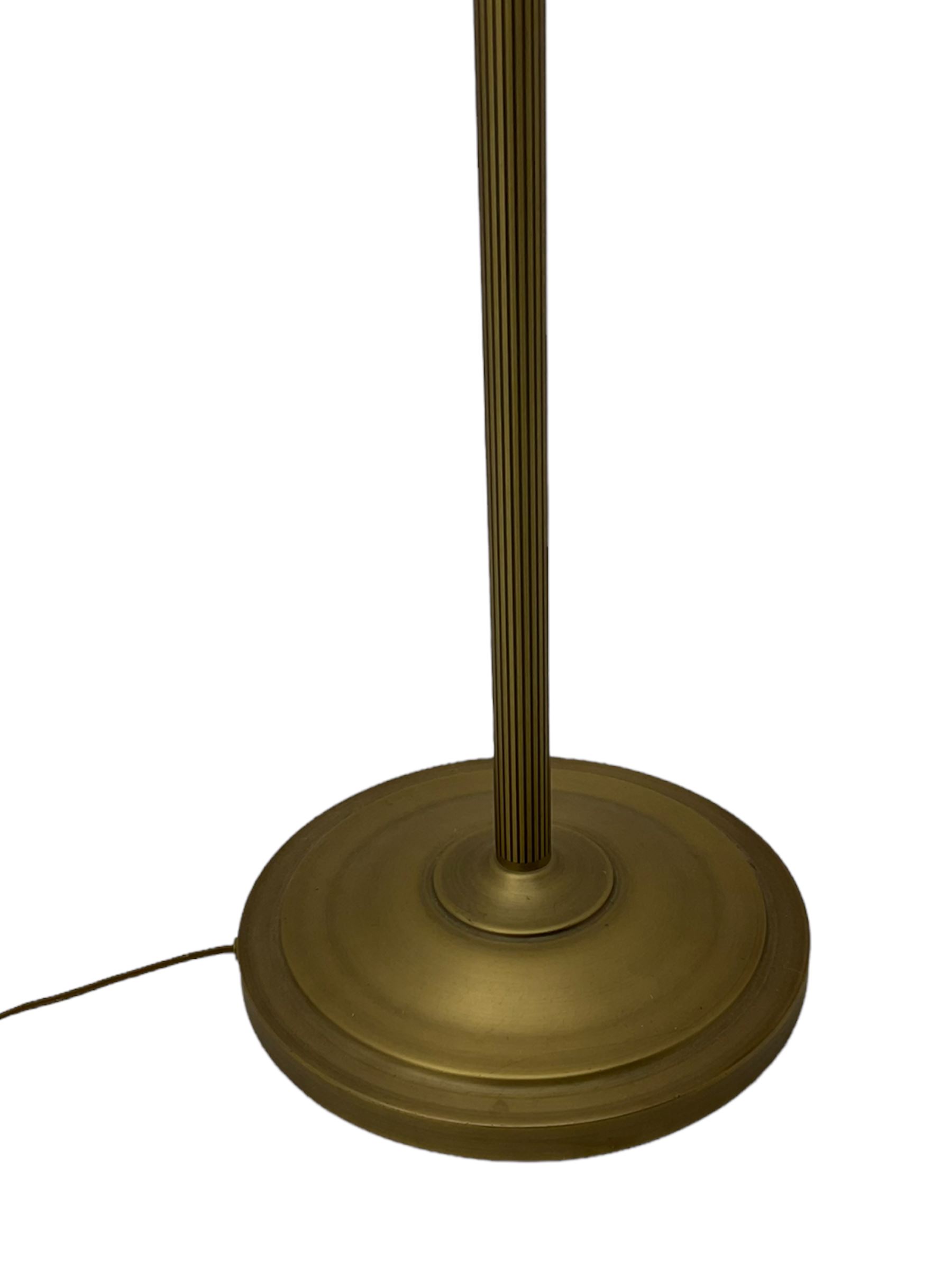 Twin branch standard lamp with shade - Image 3 of 5