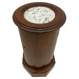 Victorian walnut cylinder pot cupboard