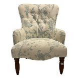 Victorian style bedroom chair