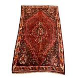 Persian red ground rug carpet