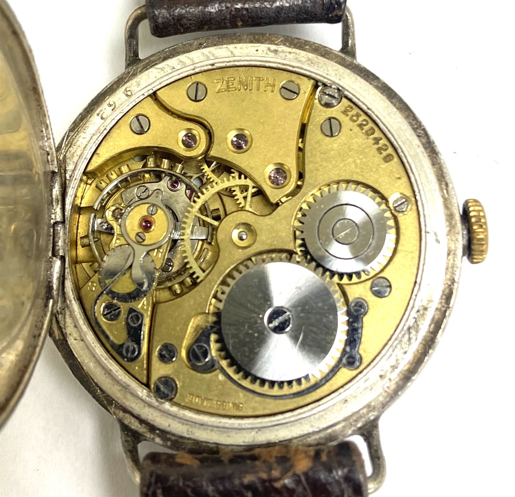 Zenith early 20th century silver manual wind wristwatch - Image 3 of 4