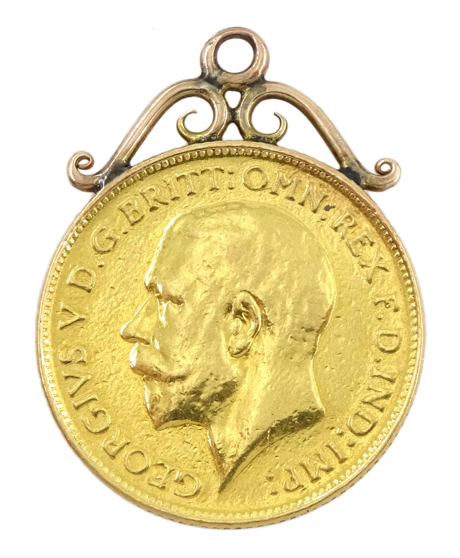 George V 1912 gold half sovereign - Image 2 of 2