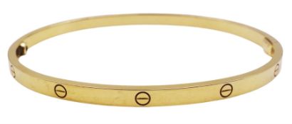 Cartier 18ct gold 'Love' Bangle