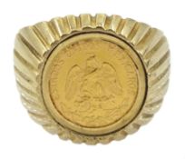 1945 gold Dos Pesos coin