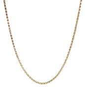 9ct gold fancy link necklace