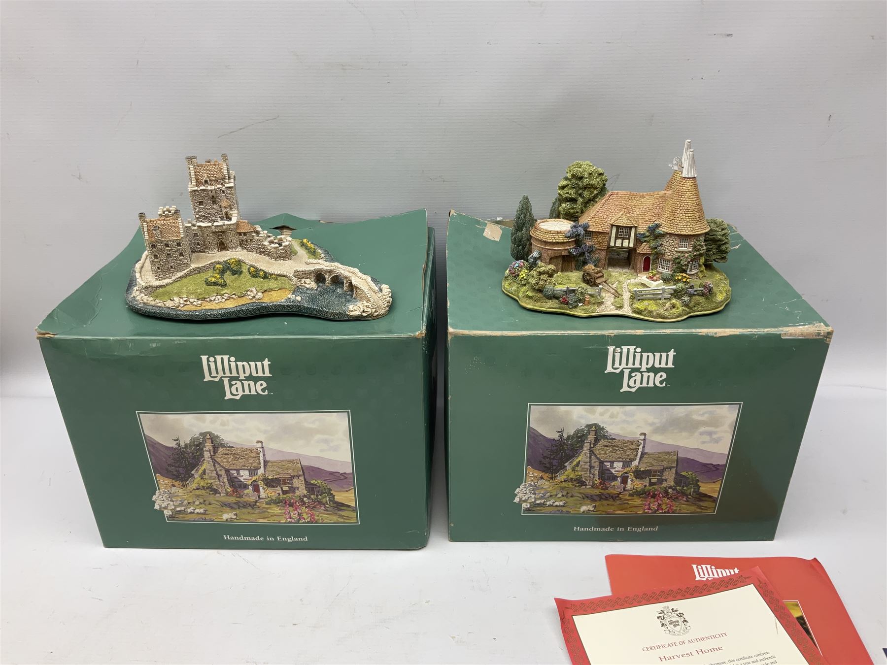 Lilliput Lane 'Harvest House' special edition figure group - Image 7 of 8