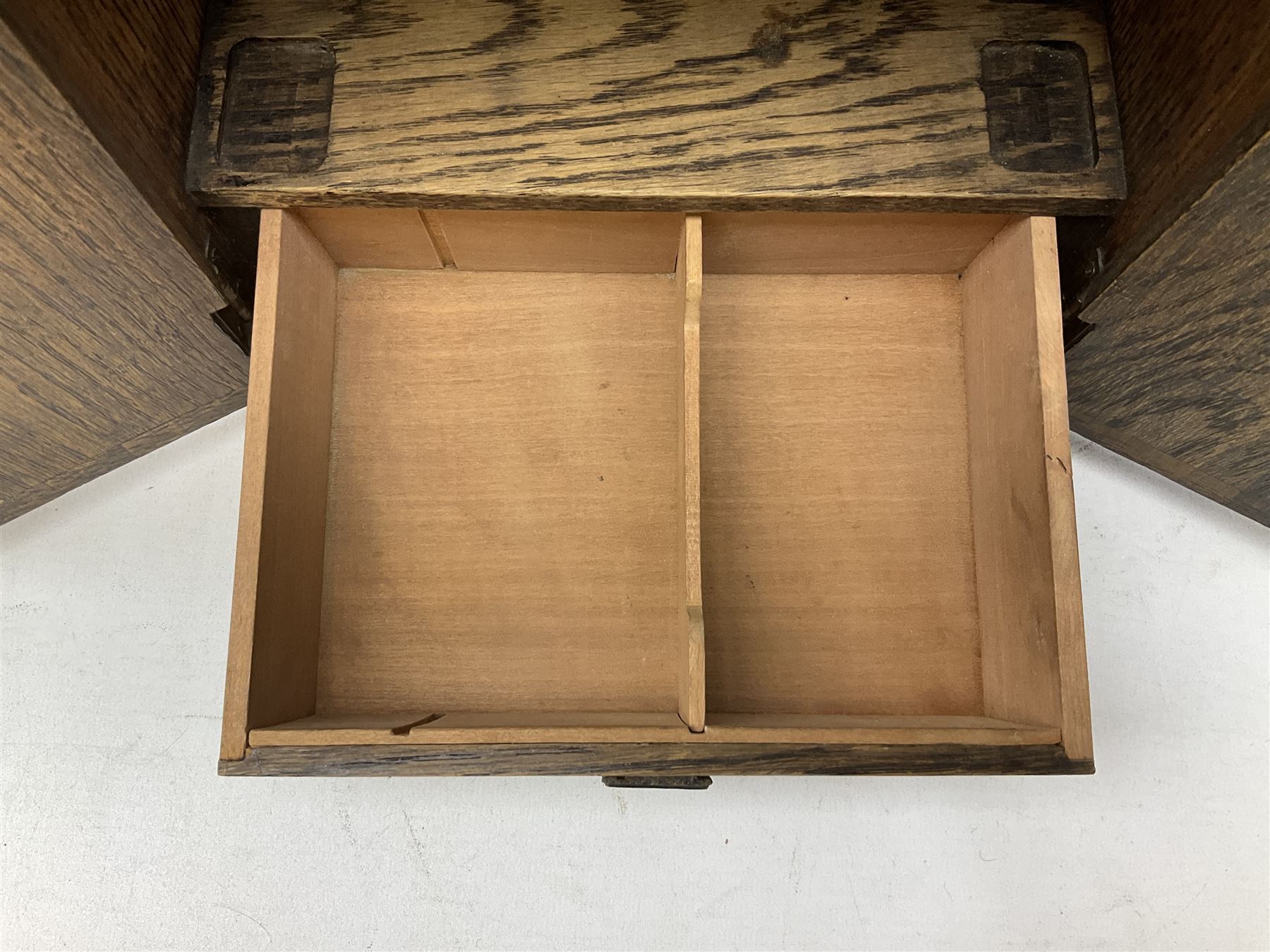 Oak smokers cabinet - Image 3 of 6