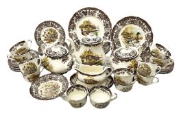 Royal Worcester Palissy Game Series pattern tea and dinner wares