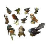 Collection of Beswick birds