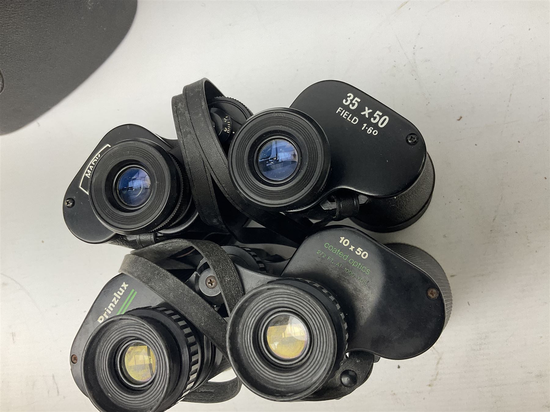 Nine binoculars to include Prinz 10x50 - Image 3 of 13