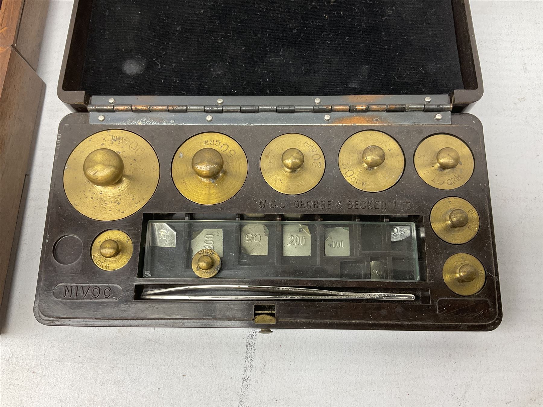 Victorian portable Sikes's hydrometer in original box - Image 4 of 5