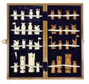 Chinese resin chess set