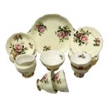Royal Albert part tea service for four decorated in the 'English Beauty' pattern