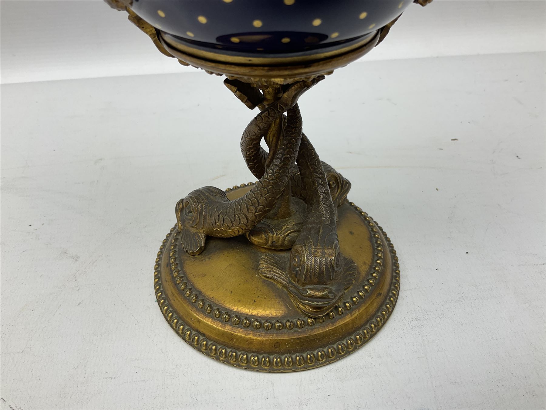 French Sevres ormolu mounted vase and cover - Image 5 of 5