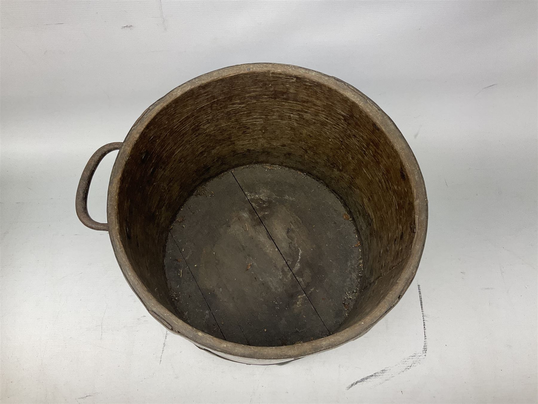 19th Century mahogany iron banded bucket - Image 2 of 4