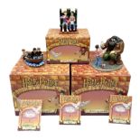 Three Royal Doulton limited edition Harry Potter groups - 'Harry's 11th Birthday' No.2967/5000; 'The