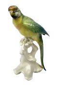 Karl Ens porcelain figure of a parrot