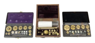 Victorian portable Sikes's hydrometer in original box