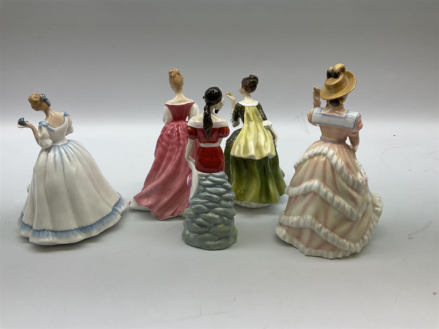 Five Royal Doulton figures comprising 'Sharon' - Image 2 of 3