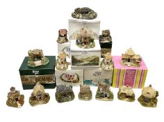 Fifteen Lilliput Lane Collectors Club and Symbols of Membership cottages