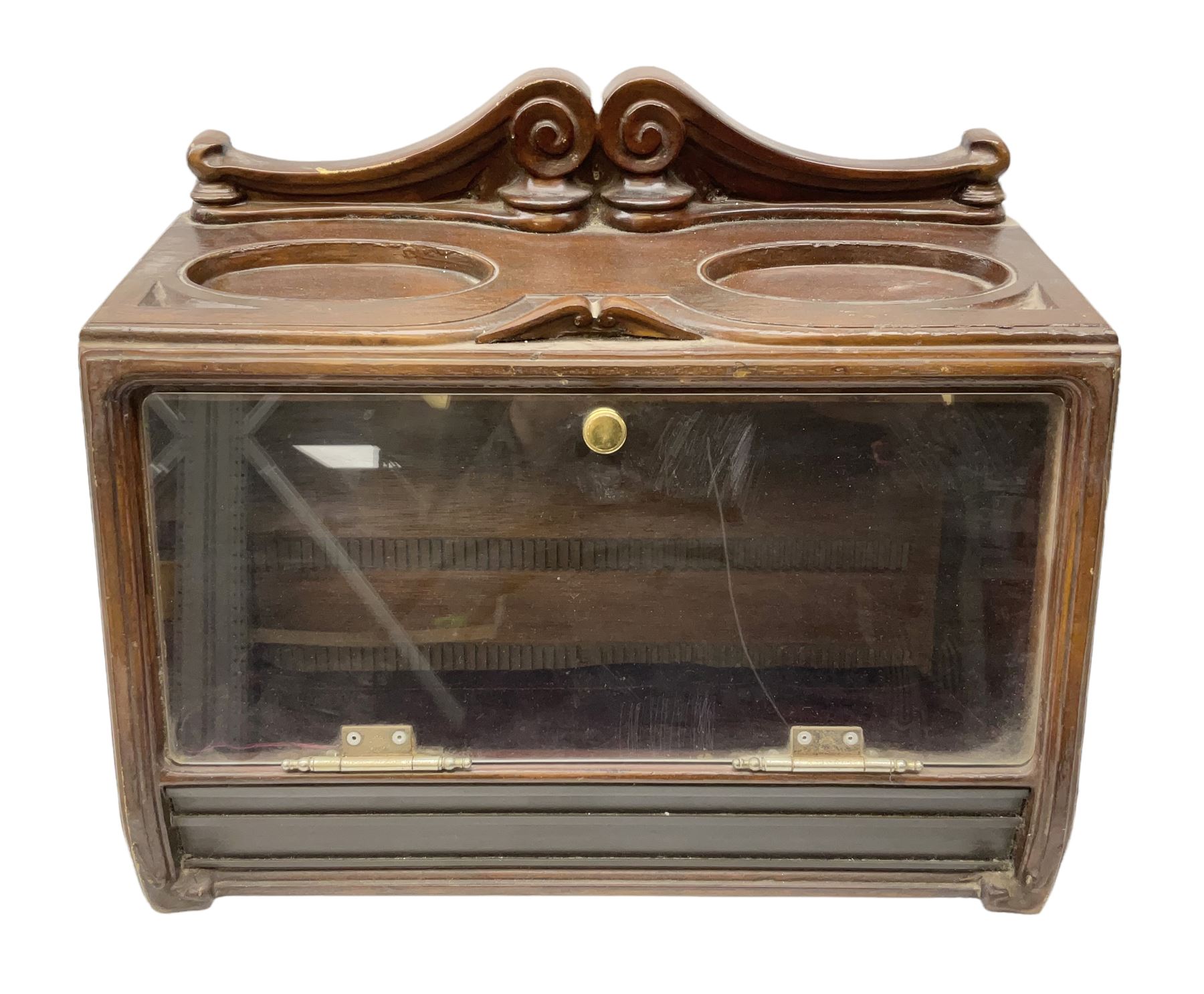 20th century Irish cigar shop display cabinet by Roger Aplin