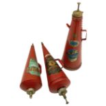 Kingsford fire extinguisher of riveted conical form