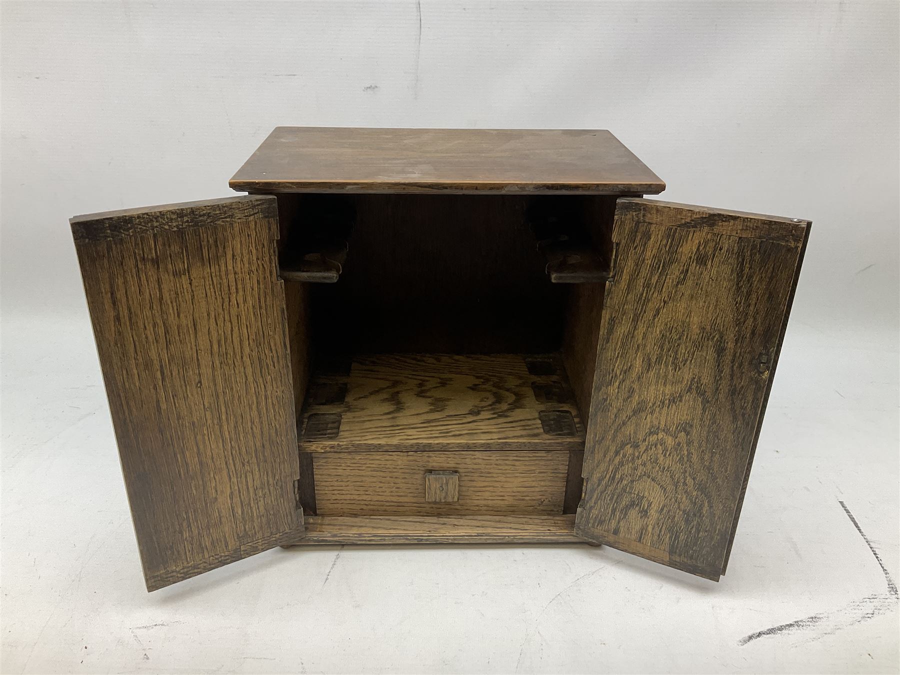 Oak smokers cabinet - Image 2 of 6