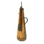 Copper Simplex fire extinguisher of conical form